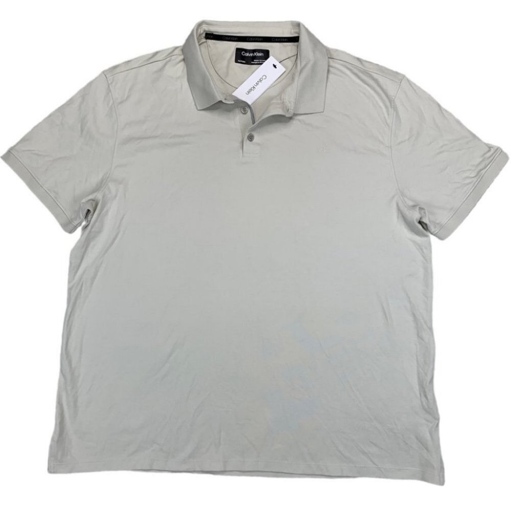 CALVIN KLEIN Men's Liquid Touch Polo Shirt size 2XL